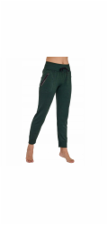 Brubeck Dámské kalhoty FUSION tmavě zelené velikosti M