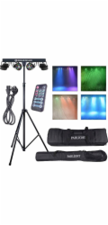 LIGHT4ME Světlomet LIGHT4ME LED BEAM PAR LASER sada osvětlení