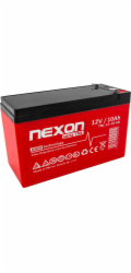 Nexon Gelová baterie AGM 12V 10Ah s dlouhou životností (12l) - hluboké vybíjení a cyklický provoz