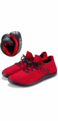 Spokey Dámské boty BAREFOOT MERINO SH5010W, červeno-černé, velikost 37