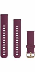 Garmin Silikonový řemínek na zápěstí Quick Release 20 (s bobulovou / růžovo-zlatou přezkou) (010-12691-05)