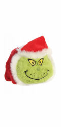 Aster Grinch - Plyšové zvířátko/polštář v kostýmu Santa Clause 25 cm z kolekce Spudsters