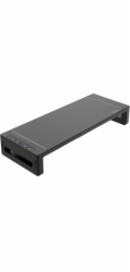 Equip Podstavec pod monitor černý 4xUSB-A/USB-C/+ 25 kg