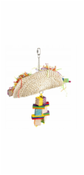 Duvo+ DŘEVĚNÁ HRAČKA PTÁK TACO 36x19x40cm