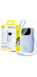 Baseus Powerbanka EnerFill FC21 Qpow 20000mAh 45W s digitálním displejem a kabelem v balení - modrá