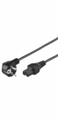 PremiumCord Kabel síťový 230V k počítači 2m IEC 320 C15 konektor s drážkou
