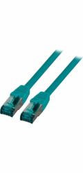 EFB EFB RJ45 Patchkabel S/FTP, Cat.6A, LSZH, 1m, zelená