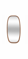 Atmosphera Zrcadlo v dřevěném rámu, LIGHT, 80 x 40 cm