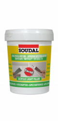 Soudal SVĚTLÝ AKRYLÁTOVÝ TMĚL BÍLÝ 0,9 L