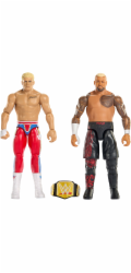 Mattel Hlavní událost WWE® Showdown „Americká noční můra“ – figurky Cody Rhodes™ vs. Solo Sikoa™ – sada 2 kusů (JHJ54)