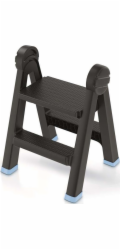 Prosperplast Oboustranný skládací žebřík s plošinou a stoličkou