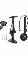 Wozinsky WPR-02 Podlahová pumpa na kolo - Černá