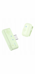 Ulanzi Bezdrátový mini mikrofon s HD 100m pro telefon, USB-C, USB-C / Minipods K1 / Zelený