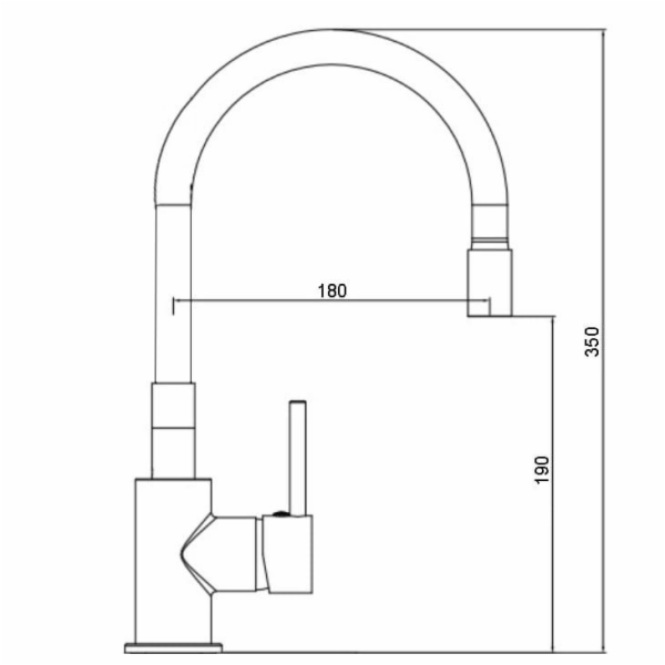 THEMA_LUX MIX LANK SNAP THEMA LUX MELBOURNE BLACK