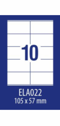 Avery Zweckform ETYK.ZF ECONOMY 105X57MM 022 100 ARK LABEL E100 ELA022 - ELA022