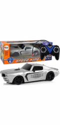 LeanToys R/C sportovní auto 1:18 stříbrný šampion