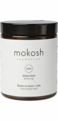 Mokosh Cosmetics Pleťová a tělová maska z bílého jílu 180ml