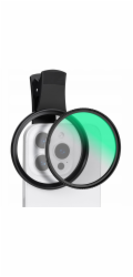 Kf Filtr objektivu 2v1 černý difuzní 1/4 + kompl pro telefon 67mm klip / 01.2900v2