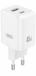 NoName Nabíječka XO CE36 PD 45W 1x USB-C 1x USB bílá