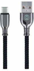 Forever Kabel USB-A - USB-C 1 m černý (72759)