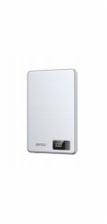Wekome BWOO ultratenká magnetická powerbanka P75 PD 20W 5000 mAh v hliníkovém pouzdře s displejem a USB-C portem, stříbrná