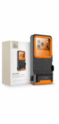 Tech-Protect UNIVERZÁLNÍ POTÁPĚCÍ VODĚODOLNÉ POUZDRO IPX8 PRO, ČERNO-ORANŽOVÉ