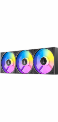 Antec Connect C120R Reverse 120mm PWM sada černých ventilátorů (3 ks)