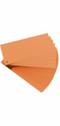 Herlitz kartonové dělicí desky A4 1/3 oranžové eko* (214764)