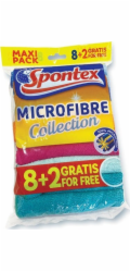 Spontex Univerzální utěrky z mikrovlákna , balení 10 kusů