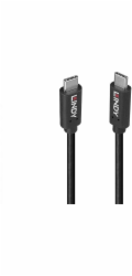 Lindy USB kabel USB-C - USB-C 0,5 m černý (36975)