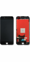 Qoltec Dotykový LCD displej pro iPhone 7, černý rámeček