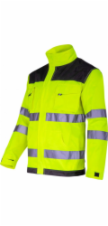 Lahti Pro Mikina s výstražným nápisem, černá/žlutá, 2XL, CE, LAHTI