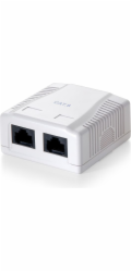 Equip POVRCHOVÁ ZÁSUVKA CAT.6 2X RJ45 235212