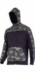 Lahti Pro Mikina s kapucí se zipem, zeleno-černá kamufláž, 3xl, ce, lahti