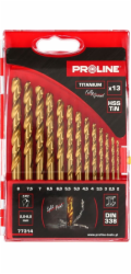Pro-Line Vrták VRTÁKY DO KOVU HSSTIN DIN338 BROUŠENÍ 13 KS (2-8 MM) PROLINE