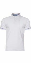 Lahti Pro Bavlněné polo tričko bílé, velikost L (L4030803)