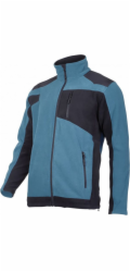 Lahti Pro Mikina Reinforced Fleece tyrkysová a černá velikost S (L4011401)