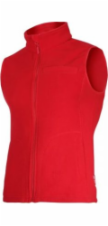 Lahti Pro Dámská fleecová vesta , červená, velikost 2XL (L4131205)