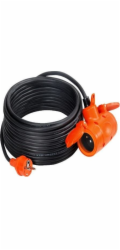 NoName ELEKTRICKÝ PRODLOUŽOVACÍ KABEL RR PS-200G IP44/3*2,5/10M 2GS CE