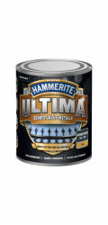 Hammerite Ultima Premium ochranná barva na kov, matná antracitově šedá, 750 ml