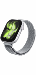 Spigen Řemínek WBM4 pro Apple Watch 8 / 9 / 10 / 11 / SE 40/41/42 mm stříbrný