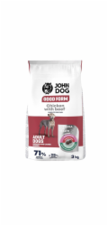 JOHN DOG Good Form Medium and large breeds Chicken with beef - suché krmivo pro psy - 3kg