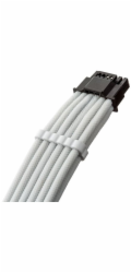 CableMod C-Series Pro ModMesh Sleeved 12V-2x6 12VHPWR StealthSense PCIe Kabel pro Corsair Type 5 RMx SHIFT (16-pin až 90° 16-pin, 65cm) - weiß