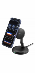 Spigen Nabíječka SPIGEN EF151MS ESSENTIAL MAGNETIC MAGSAFE WIRELESS CHARGER 15W ČERNÁ