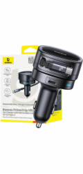 Baseus Nabíječka PrimeTrip VR1 60W autonabíječka USB-A USB-C s navíjecím kabelem USB-C - černá