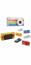 Xrec Mini Camera Retro Videokamera 2k Přívěsek na klíče s 32GB kartou / Xrec X9 / Bílá