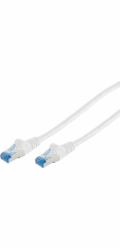 NoName Patch kabel CAT6a RJ45 S/FTP 2m bílý