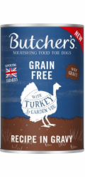 BUTCHER S Original Recipe in gravy Turkey - Mokré krmivo pro psy - 400 g