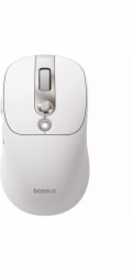 Baseus Bezdrátová počítačová myš Mouse Baseus Editor s baterií 800 mAh a indikátorem stavu baterie - bílá