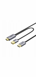 Unitek Kabel Kabel Unitek HDMI na DisplayPort 4K s napájením USB-A | 4K@60Hz | HDR | 1,8 m
